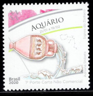 CU0215 Brazil 2020 Aquarius 12 Signs 1V MNH - Neufs