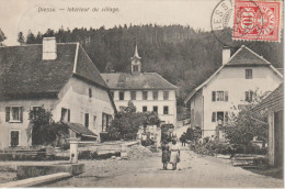 DIESSE - Intérieur Du Village ( En 1907 ) - Diesse