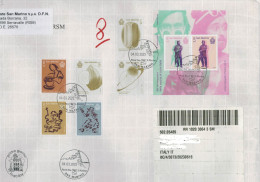 San Marino 2023 Busta FDC 80° Lucio Dalla - Mestieri Artigianali - Giornata Internaz.delle Donne Nella Scienza ° VFU - Used Stamps