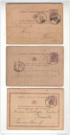 Province Du LUXEMBOURG - 10 Entiers Postaux / Cartes / Lettre Divers Cachets ARLON 1877 / 1912  --  B3/364 - Autres & Non Classés