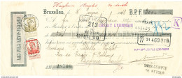 ZZ270 -- JUDAICA Belgium - Mandat TP Pellens Perforés C.L. BRUXELLES 1913 - Entete Les Fils LEVY - FINGER - 1909-34