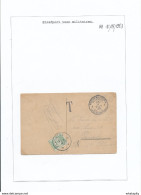 813/29 - TAXATION Sur Poste Militaire - Carte-Vue Postes Militaires Belges 1 En 1923 - Taxée 10 Centimes à PERUWELZ - Brieven En Documenten