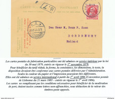 445DT - Carte Privée - Sans Aucune Empreinte De Timbre - Modèle De L' Entier 5 C , Affranchie TP Grosse Barbe BXL 1911 - Variétés/Curios.