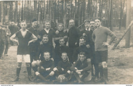 635/27 -  Carte-Photo Equipe De FOOTBALL - SENNE Lager PADERBORN 1916 - Censure Du Camp - Prisonnier Smets Vers HERVE - Kriegsgefangenschaft