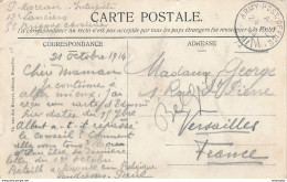 620/27 - Carte-Vue YPRES Soldat Français Interprète Chez Les Anglais - ARMY P.O 11 Du 24 OC 1914 - Zone Non Occupée
