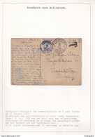 DDX 090 - TAXATION Sur Poste Militaire - Carte-Vue Postes Militaires 1 En 1926 - Taxée 50 C Par Timbre-Taxe à OUGREE - Lettres & Documents