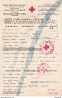 DDX 713 -- Formule CROIX ROUGE Belge 1943 ANTWERPEN Vers LONDON - Réponse Au Verso 1944 - 2 X Censure Anglaise - Guerre 40-45 (Lettres & Documents)