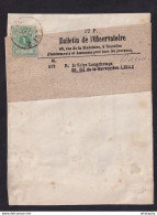 DDBB 790 - Bande Journal S/ IMPRIME Partiel - TP 26 AMBULANT Simple Cercle EST 2 En 1878/9 - De BXL à WAREMME - Bahnpoststempel