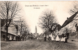 AK 1913 Bobbau Jeßnitz Jessnitz Anhalt Bitterfeld - Wolfen Kirche Dorfstraße - Wolfen
