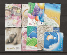 2008  MNH Australia, Michel 3083-92 Postfris** - Mint Stamps