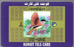 CARTE-PREPAYEE-SPRINT-KUWAIT-Sylvia Africapilla/Fauvette à Tete Noire-Plastic Epais-TBE-RARE - Songbirds & Tree Dwellers