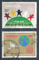 °°° RWANDA - Y&T N°1227/28 - 1986 °°° - Usati