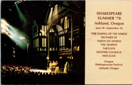 Oregon Ashland Shakespeare Festival Summer '78 - Andere & Zonder Classificatie