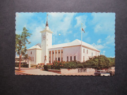 Foto AK 1970 Übersee Bermuda The City Hall Of Hamilton Capital Of Bermuda Stp. Come To Bermuda The Isles Of Beauty - Bermuda