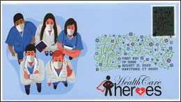 USA 2020 COVID-19, Coronavirus, Doctor,Nurse,Health Care,Frontline Workers,  "Thank You" Event Cover (**) (**) - Storia Postale