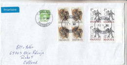 GOOD DENMARK Postal Cover To ESTONIA 2022 - Good Stamped: Art - Lettres & Documents