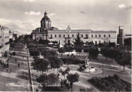 ALTAMURA - BARI - PIAZZA G.ZANARDELLI - GIARDINI E FONTANA - 1956 - Altamura