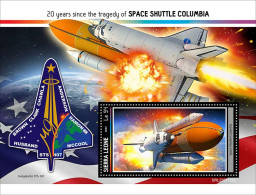 2023-01 - SIERRA LEONE- SPACE SHUTTLE COLUMBIA  I     1V    MNH** - Sonstige & Ohne Zuordnung
