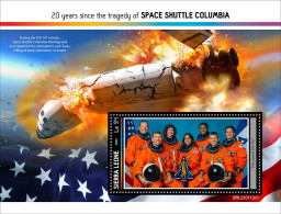2023-01 - SIERRA LEONE- SPACE SHUTTLE COLUMBIA  II     1V    MNH** - Altri & Non Classificati