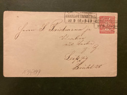 LETTRE EP EIN GROSCHEN OBL.22 9 68  3-4 N CHALOTTENBURG - Postal  Stationery