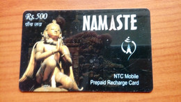 Nepal - NTC Mobile - Namaste Rs. 500 (31/12/2006) - Népal