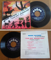 RARE French EP 45t RPM BIEM (7") MARC TAYNOR Et Ses COW-BOYS «Cow-Boy Marmelade» (1961) - Country Y Folk