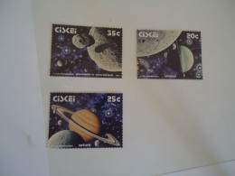 CISKEI MNH STAMPS 3 PLANET SPACE - Altri & Non Classificati