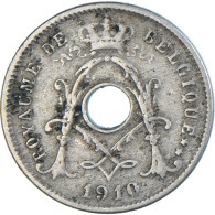 Monnaie, Belgique, 5 Centimes, 1910 - 5 Cent