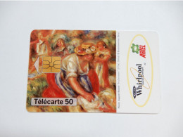 Télécarte 50 U , En1146 , Renoir - Whirpool  , Cote : 9 Euros , TBE - 50 Einheiten