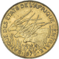 Monnaie, États De L'Afrique Centrale, 10 Francs, 1975 - Centrafricaine (République)