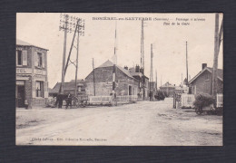 Rosieres En Santerre (80) Passage à Niveau Rue De La Gare (Café Hotel  56152) - Rosieres En Santerre