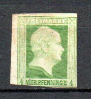 Col33 Allemagne Anciens états Prusse  N° 1 Neuf Sans Gomme Réimpression Cote : 100,00€ - Mint