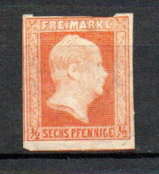 Col33 Allemagne Anciens états Prusse  N° 2 Neuf Sans Gomme Réimpression Cote : 100,00€ - Mint