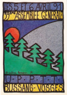 ILLUSTRATRICE CHRISTINE LESUEUR AG 1991 DE L'UPTT BUSSANG VOSGES - Lesueur