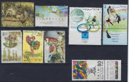 Israel, Selection Of 8 Used Stamps B - Used Stamps (with Tabs)