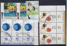 Israel, Selection Of 9 Used Stamps - Oblitérés (avec Tabs)