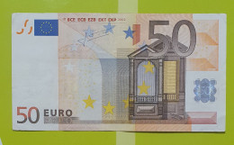 50 Euro 2002 M021 V Spain Trichet Circulated - 50 Euro