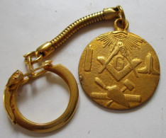 PORTE CLEFS INSIGNE  Maçonnique Franc Maçon Franc-Maçonnerie - Freemasonry