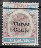 Malaisie Perak 1899/1901  N°36 Petite Fente *  Cote 7€ - Perak