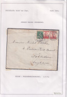 14-18  L Pellens Obl VEURNE FURNES  Non Envahi 5 V 1915 - Courrier Civil Vers Folkestone Angleterre - Niet-bezet Gebied