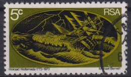 1973 RSA, Mi:ZA 422, Sn:ZA 393, Yt:ZA 345, Segelschiff In Seenot, 200 Jahre Wolraad Woltemade - Usati