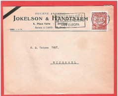 TP Exportation Sur L Deuil - Publicitaire  JOKELSON & HANDTSAEM 8 Place Verte ANTWERPEN En 1948 - 1948 Export