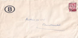 TP Service Baudouin Lunettes S58  Cantons De L'est  Obl HERBESTHAL 30 V 1955 Vers Boortmeerbeek (pas Courant) - Other & Unclassified