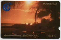 Montserrat - Sunset $10 (DEEP Notch) - 1CMTB - Montserrat