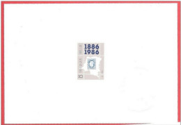 Feuillet De Luxe En Couleur 1886 1986 100 Ans Du Premier Timbre De L'état Indépendant Du COngo  - Parfait état - Deluxe Sheetlets [LX]