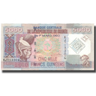 Billet, Guinea, 5000 Francs, 1960, 1960-03-01, KM:44, NEUF - Guinee