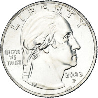 Monnaie, États-Unis, Quarter Dollar, 2023, Philadelphie, Bessie Coleman, SPL - Commemoratifs