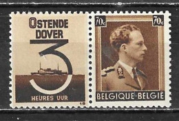 PU97**  Leopold III Col Ouvert - Oostende-Dover - MNH** - LOOK!!!! - Nuovi