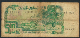 ALGERIA P130a 50 DINARS 1977 Signature 2  VG - Algeria