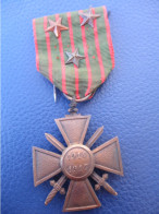 Croix De Guerre / République Française/ 1914-1917 / Avec 3 Citations / 1917     MED458 - Frankreich